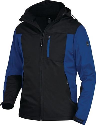 FHB Softshelljacke JANNIK M Royal/Schwarz – Atmungsaktiv & Winddicht