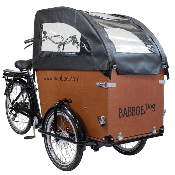 BABBOE Dog Regenverdeck mit Gestänge - Schutz für Lastenfahrräder