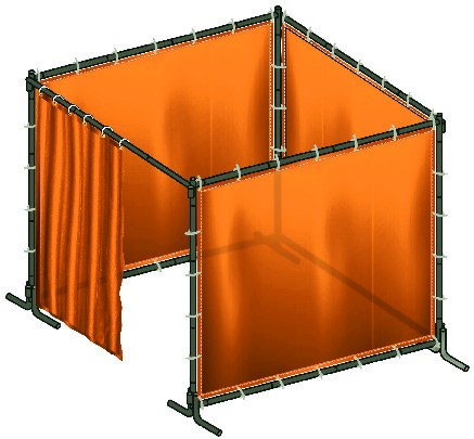 Schutzkabine orange OPTICAB 240.0