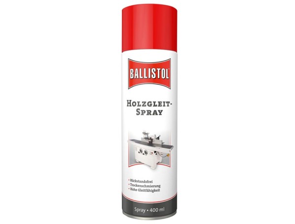 Ballistol Holzgleitspray 400 ml - Professionelle Trockenschmierung für Leichtgängige Holzbearbeitung