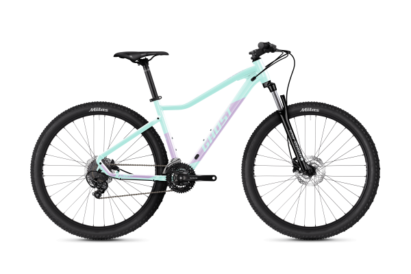 Ghost Lanao 27.5 AL - Perfektes Damen-Hardtail-Fahrrad in light mint pearl/purple pearl - glossy G