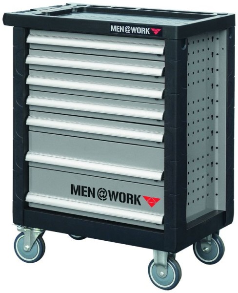 M@W Profi Werkstattwagen mit 7 Schubladen leer - Premium Stauraum-Organisation von MEN@WORK