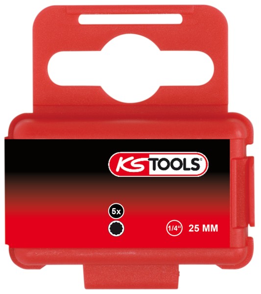 KS Tools Vernickelter Vielzahn Bit SW M5 - Ideal für Handwerk und Industrie