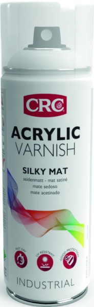 CRC Silky Matt Acryl-Spray 400ml - Korrosionsschutz für Fahrzeuge & Maschinen