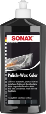 SONAX Polish&Wax Color NanoPro - Schwarze Autopolitur mit Farbpigmenten & Wachs- Nanotechnologie - 5