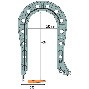 GYS C 14-Arm isoliert 6 Kg - Hochwertiges Karosseriezubehör zur Fahrzeug-Reparatur