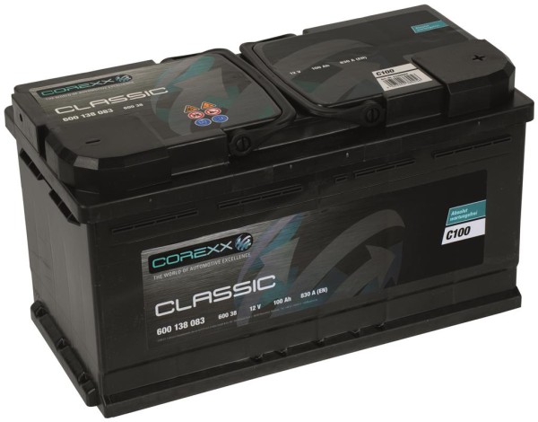 COREXX CLASSIC C100 12V 100Ah - Leistungsstarke Batterie für vielseitige Anwendungen