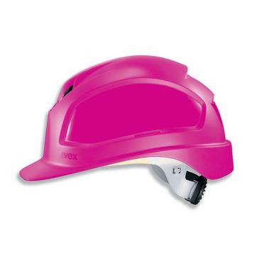 UVEX Pheos B-WR Sicherheitshelm Pink, Ventiliert, Verstellbar 52-61cm