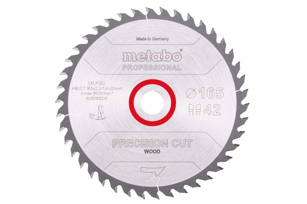 Metabo Sägeblatt Precision Cut Wood für präzise Holzbearbeitung