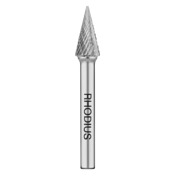 RHODIUS Hartmetall-Frässtift Topline HF M TOP 9,6 x 16,0 x 6,0 x 64 - Werkzeug für Profis