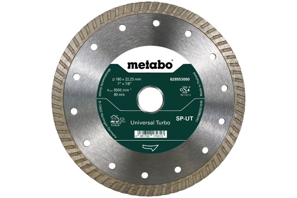 METABO Diamanttrennscheibe SP-UT, 180x22,23mm - Hochwertiges Zubehör für präzises Schneiden