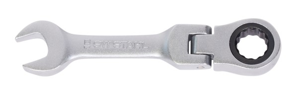 8mm Gabelringratschenschlüssel von SW-STAHL | Verstellbarer Ringschlüssel mit 72 Zähnen, Chrom-Vanad