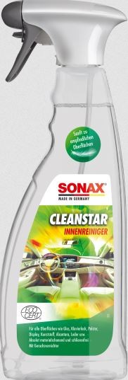 SONAX CleanStar Ecocert - Kunststoff reinigen & Wassersparen mit Cockpit & Kunststoffpflege