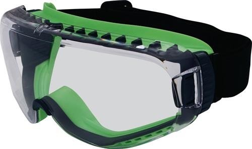 SCHORK NW Hochwertige Vollsichtbrille in Schwarz/Grün