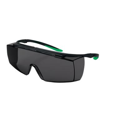 UVEX Super F OTG Grau Infra SS5 Schw/Grün - Komfortable Überbrille für optimalen Augenschutz