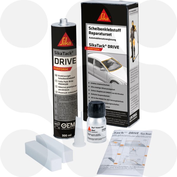 "SikaTack Drive Autoglasklebstoff Reparatur-Set"