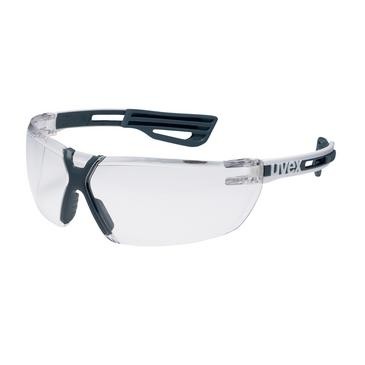 UVEX x-fit pro Augenschutzbrille – Weiß/Anthrazit, Individuell justierbar