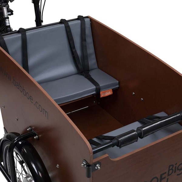 Babboe Kissenset für Lastenräder Big & Dog - Ultimativer Sitzkomfort Gray
