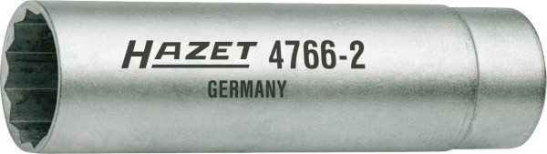 HAZET Zündkerzensteckschlüssel CI REN 3/8" - Ideal für Diverse Motoren und Zündkerzen - Made in Germ