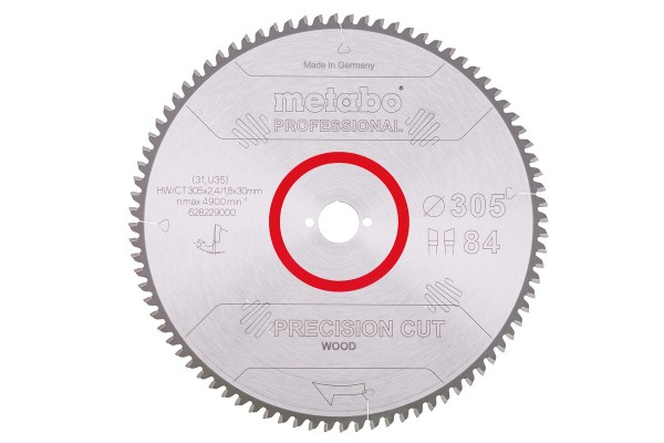 METABO Kreissägeblatt HW/CT 305 x 30 mm – Hohe Präzision & Langlebigkeit