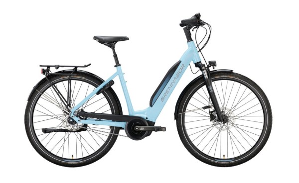 "Damen E-Bike Brennabor-Trekkingrad T-41e, 28" Deep Mod. 22, Carabbean Blue, RH55, Bosch Mittelmotor