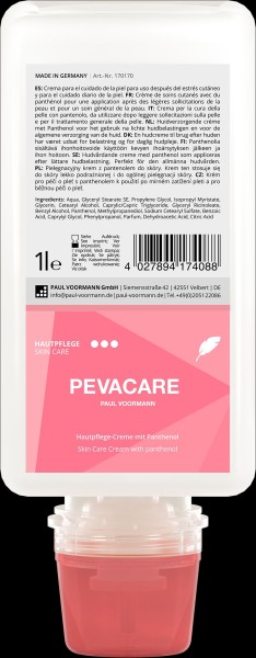 Pevacare Softflasche Hautpflege Creme mit Panthenol - Für trockene Haut, Ganzkörperpflege & Regenera