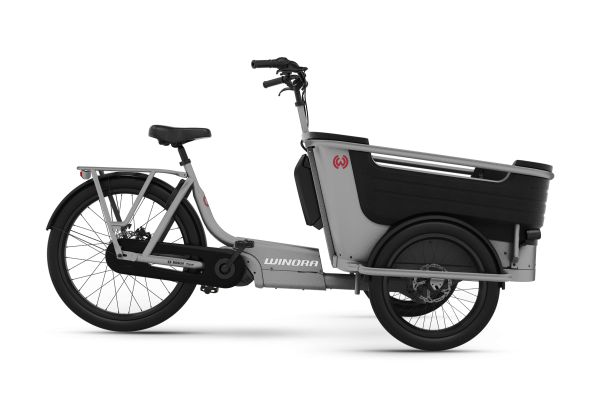Winora F.U.B. 3W E-Cargo Bike Bosch Motor 250kg Nutzlast Microchip Grey