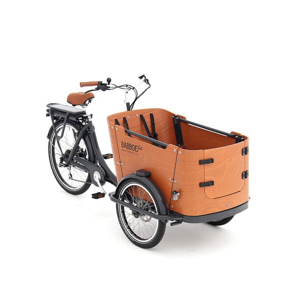 Babboe Go-E Elektro-Lastenrad | 3-Rad E-Bike für Familie & Hund