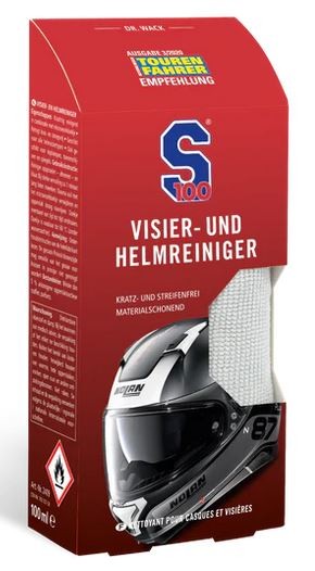S100 Visier- & Helmreiniger 100ml von Wack Chemie - Hochwertiges Pflegeprodukt für Motorräder
