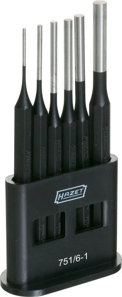 HAZET Splinttreibersatz 6tlg. - Made in Germany, Hochwertig, Langlebig