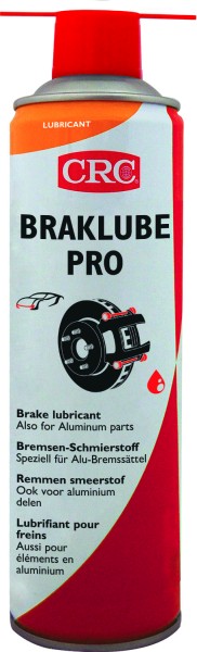 CRC INDUSTRIES BRAKLUBE PRO - Hochleistungs-Bremsenschmierstoff in praktischer Spraydose
