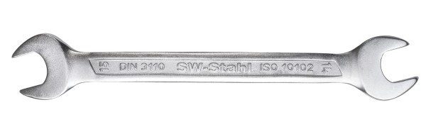 Doppel-Gelenkschlüssel SW 24 - Hochwertig und Mattverchromt von SW-STAHL - DIN 3110 / ISO 10102 Konf