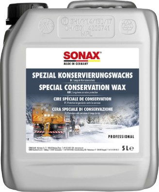 SONAX Konservierungswachs Schutz & Glanz für Fahrzeuge - 5L