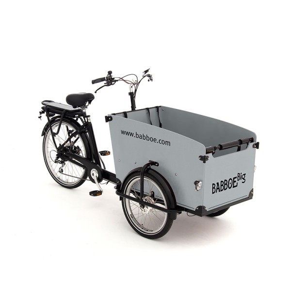 Babboe Big-E Elektrisches Lastenrad: Stabiles E-Lastenrad Für Kindertransport Mit 8-Stufiger Unterst