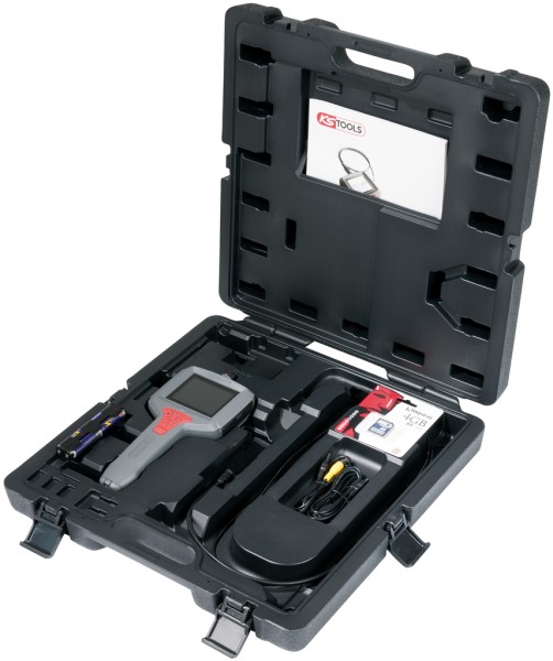 Portable Videoskop-Technologie KS Tools 1m - Professionelles Inspektionskamera-Set mit optimaler Bil