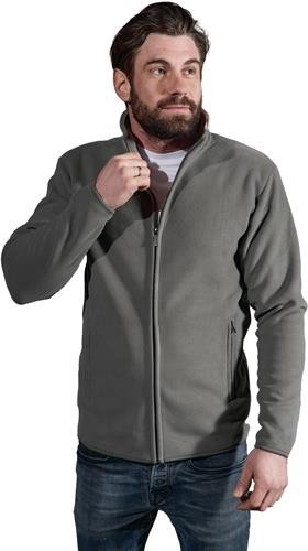 Mens Double Fleece Größe L steel gray