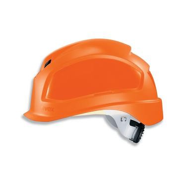 UVEX pheos B-S-WR Kopfschutz Helm in orange mit Belüftung und justierbarem Inneren - perfekt für sic