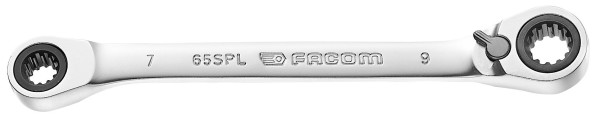 FACOM 7x9mm Knarrenringschlüssel SPLINE-Profil für Luftfahrt