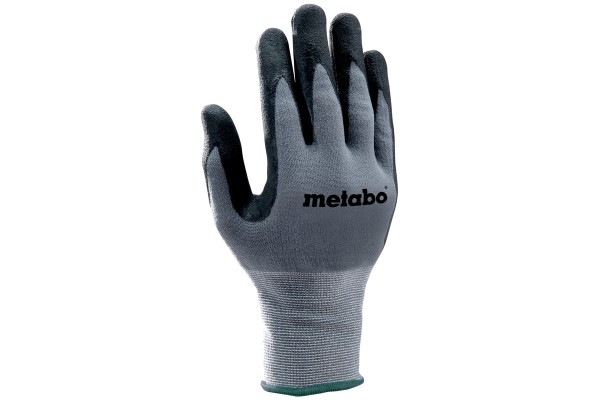 METABO Arbeitshandschuhe M2 Größe 9 - Hochwertiger 5-Finger-Strickhandschuh für professionellen Eins