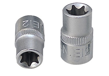 KS TOOLS TX-E-Stecknuss E18: Professionelle Torx-E Bit-Stecknuss mit Innenvierkantantrieb - Chrom Va