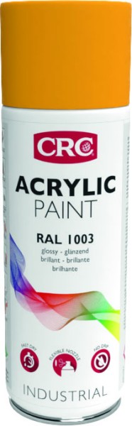 CRC Industries Acrylic Paint 1003 Signalgelb: Premium Korrosionsschutzmittel in 400ml Spraydose