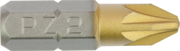 1/4" TIN Pozidriv Bit Nr. 3 - 25mm