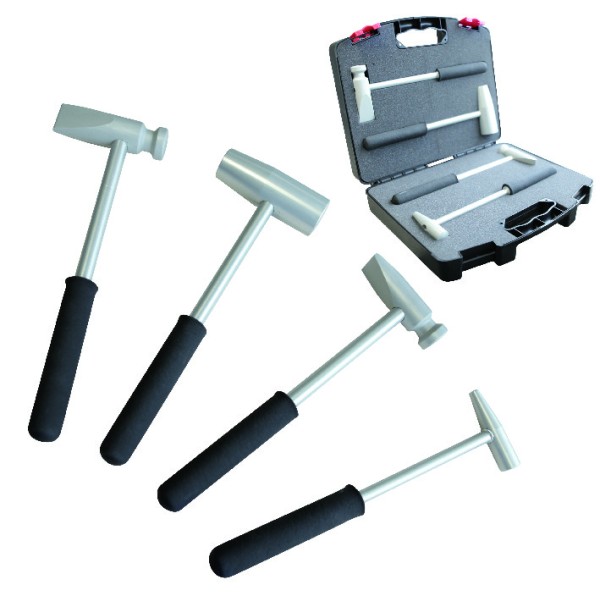 GYS Hammer-Kit 4 Alu Hammer: Perfektes Werkzeugsatz für Karosserie & Zubehör Reparaturen