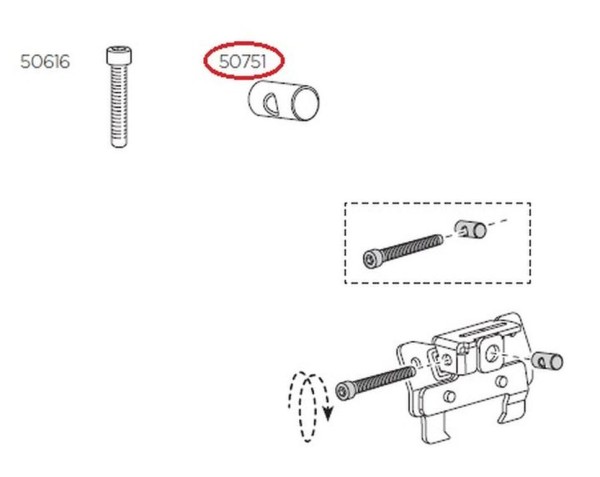 AXLE NUT 18 mm