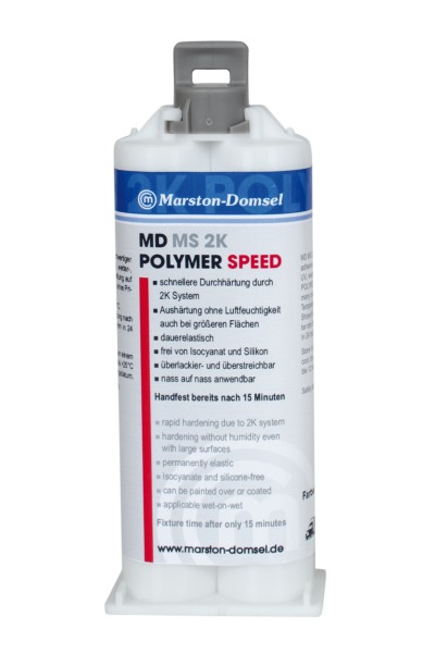 MD-2K MS Polymer Grau Doppelspritze - Hochleistungs-Polymerklebstoff von MARSTON-DOMSEL