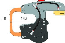 QC9-V2-Armbügel von GYS - Ideale Ergänzung für Karosserie & Autoreparatur Zubehör