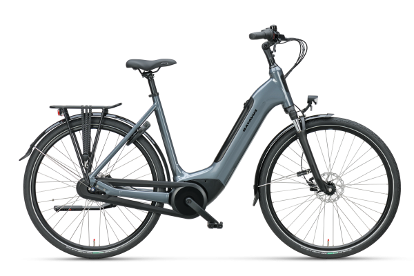 Batavus Altura E-go Power Plus - 56, anchor grey Aluminium E-Bike mit Bosch-Antrieb und Shimano 8-Ga