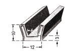 HAPPICH Samtschiene für zuverlässigen Kantenschutz - Top-Qualität Materialien (400A822, 462A436)