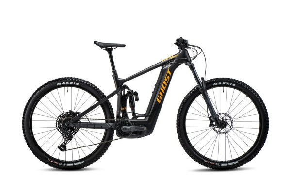 Ghost E-Riot AM CF Advanced E-Mountainbike 160mm Schwarz/Orange