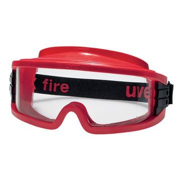 UVEX Augenschutz Ultravision SV EXC. Rot - Ergonomische Vollsichtbrille für uneingeschränkte Rundums